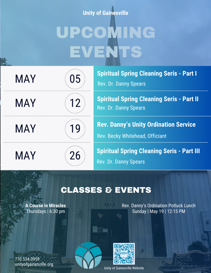 May Calendar of Events