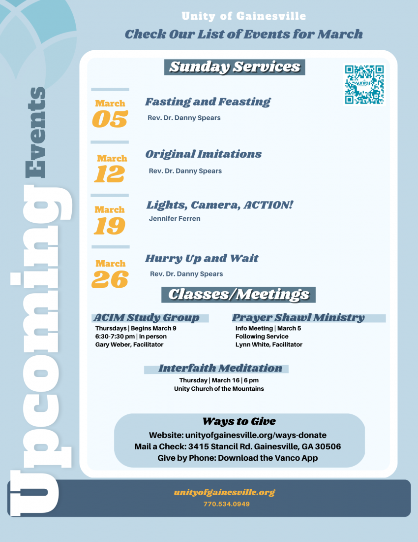 March newsletter
