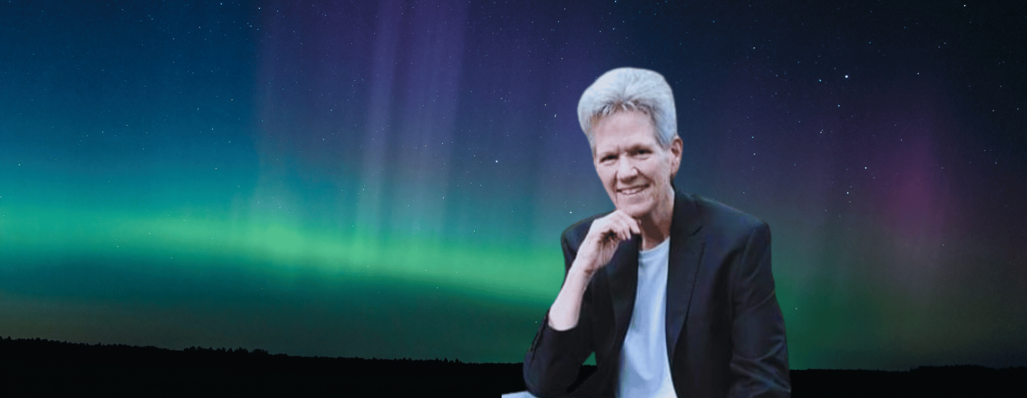 Rev. Jeanie Ward on abstract background