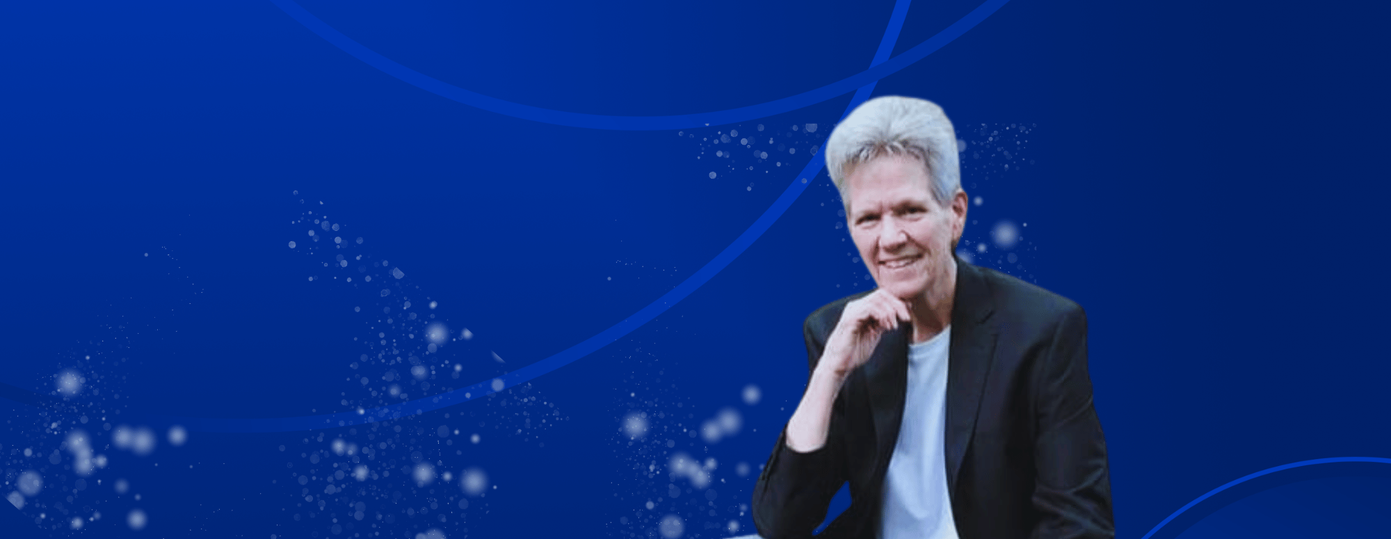 Rev. Jeanie Ward on abstract background