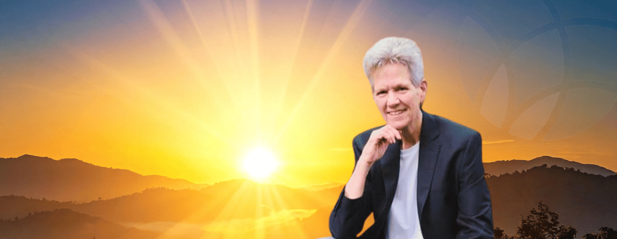 Rev. Jeanie Ward on abstract background