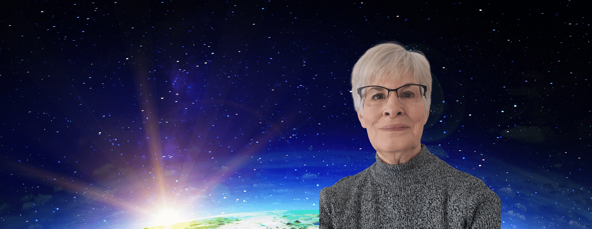 Rev. Anne Hartupee on abstracr background