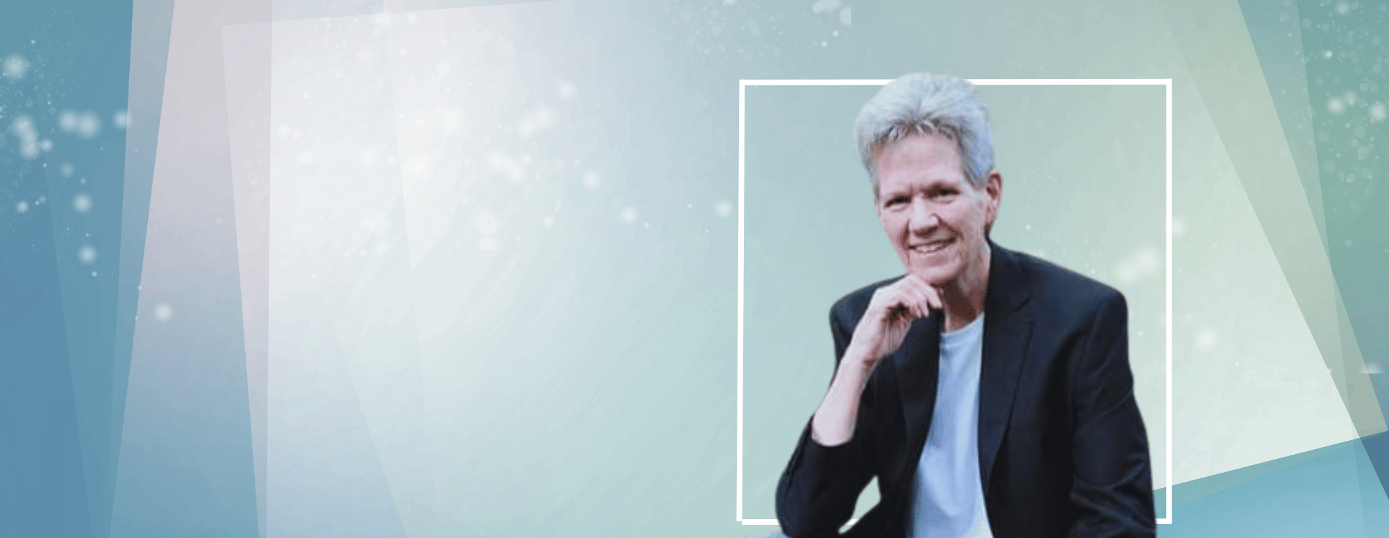 Rev. Jeanie Ward on abstract background