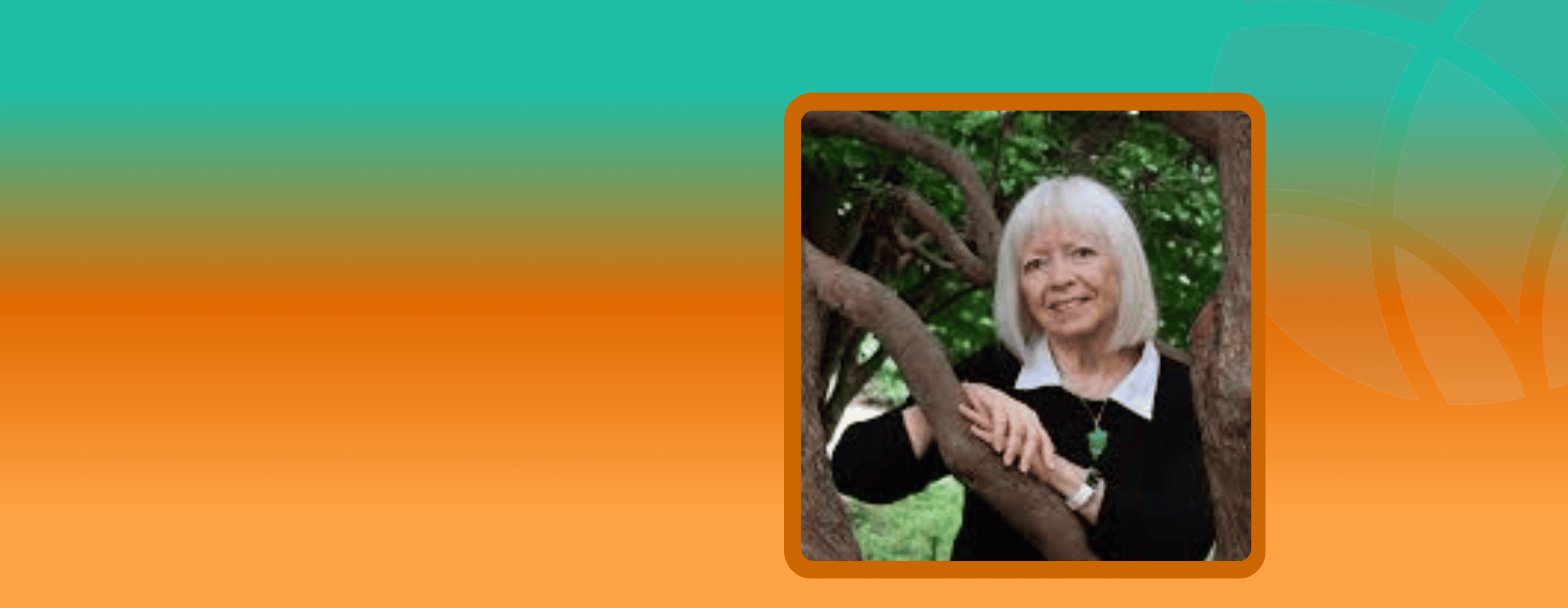 Rev. Bronte Colbert on abstract background