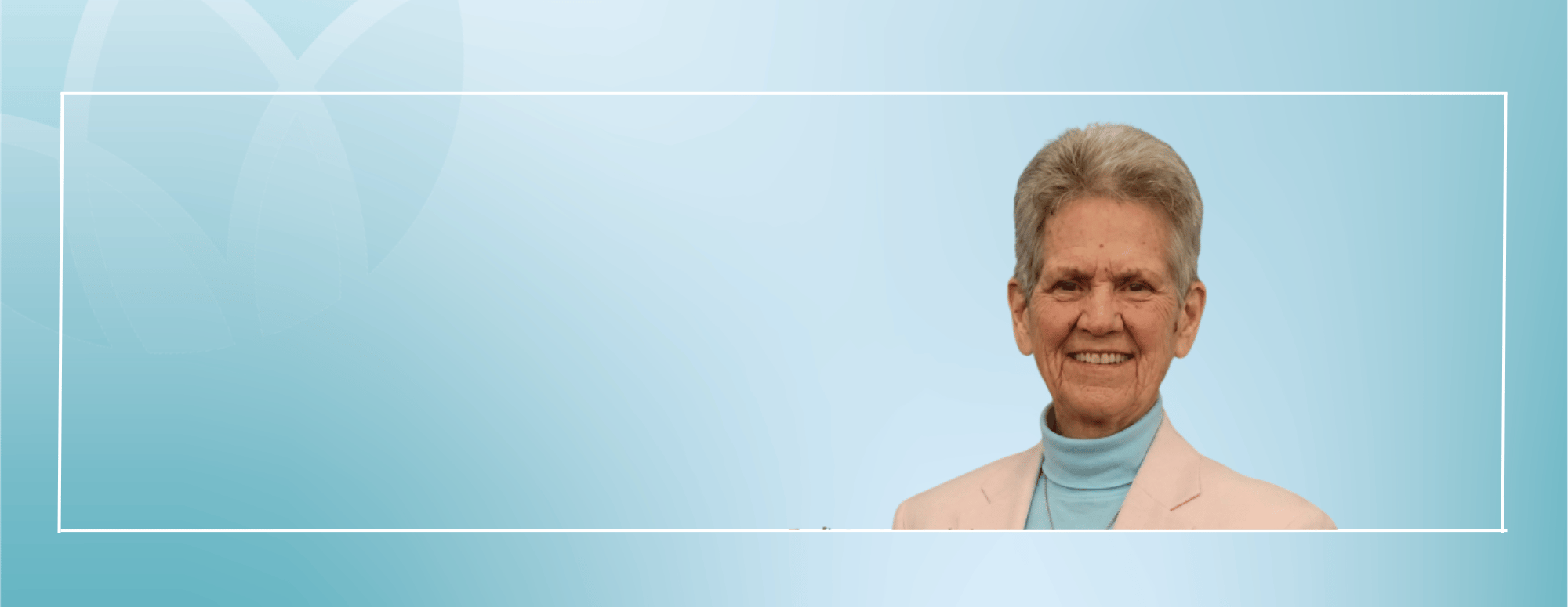 Rev. Jeanie Ward on abstract background