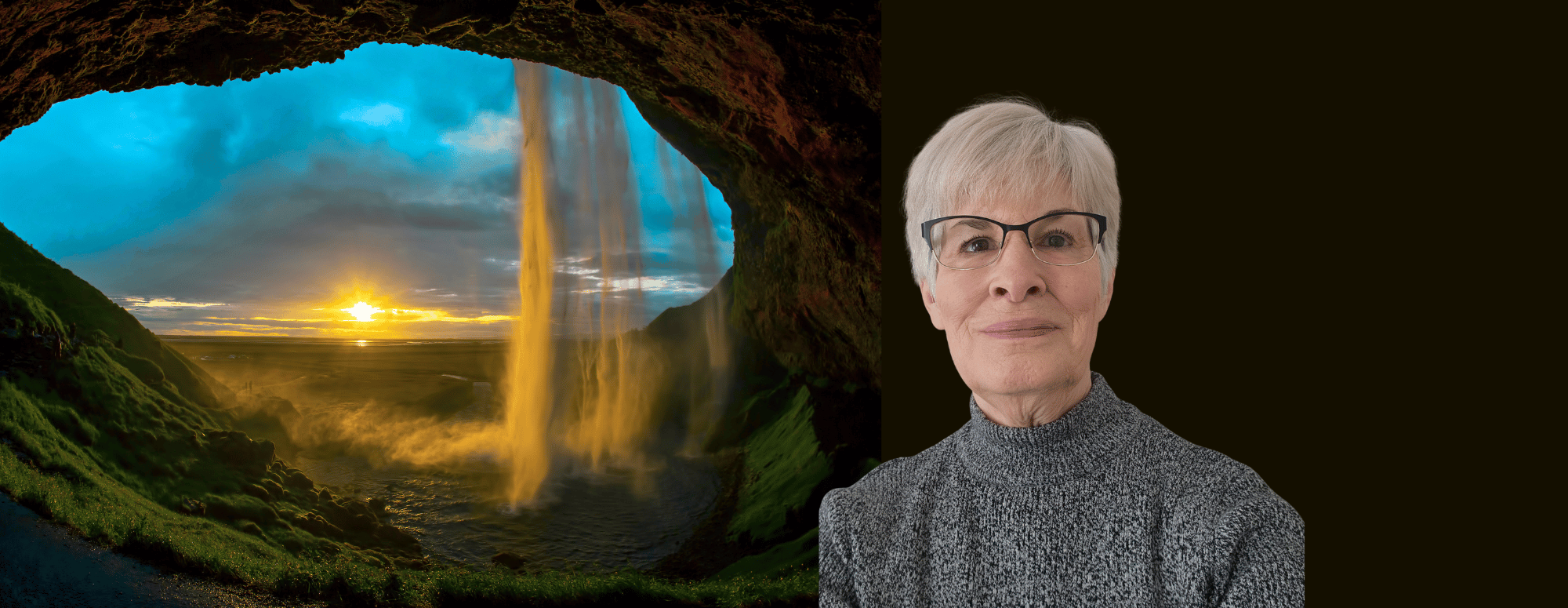 Rev. Anne Hartupee on abstract background