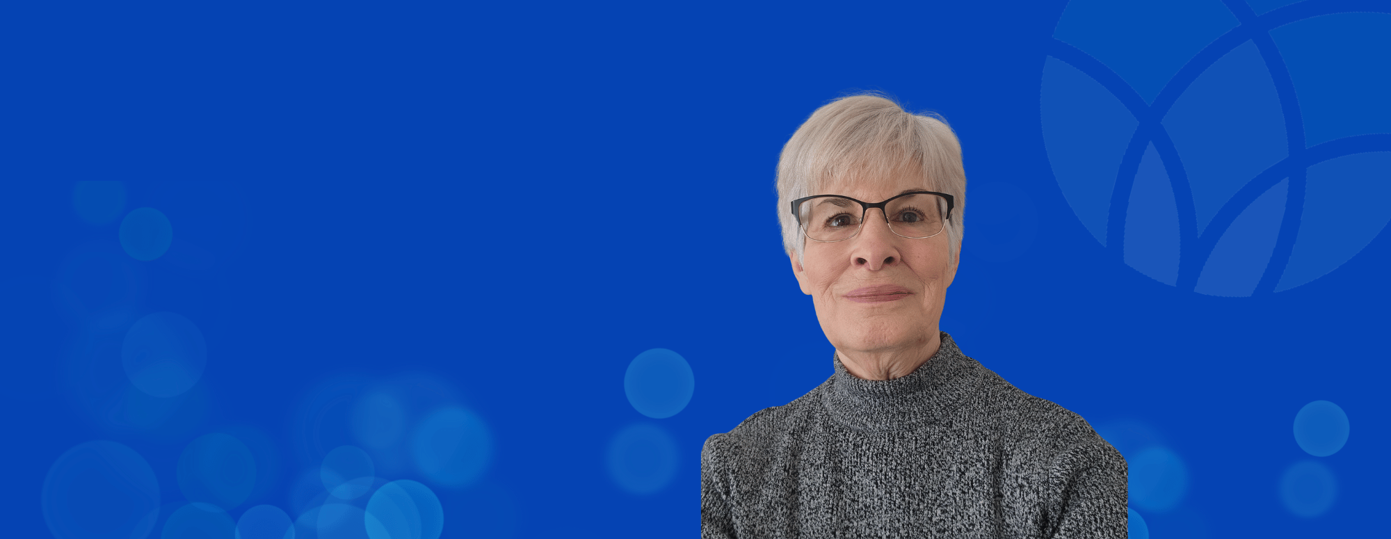 Rev. Anne Hartupee on abstracr background