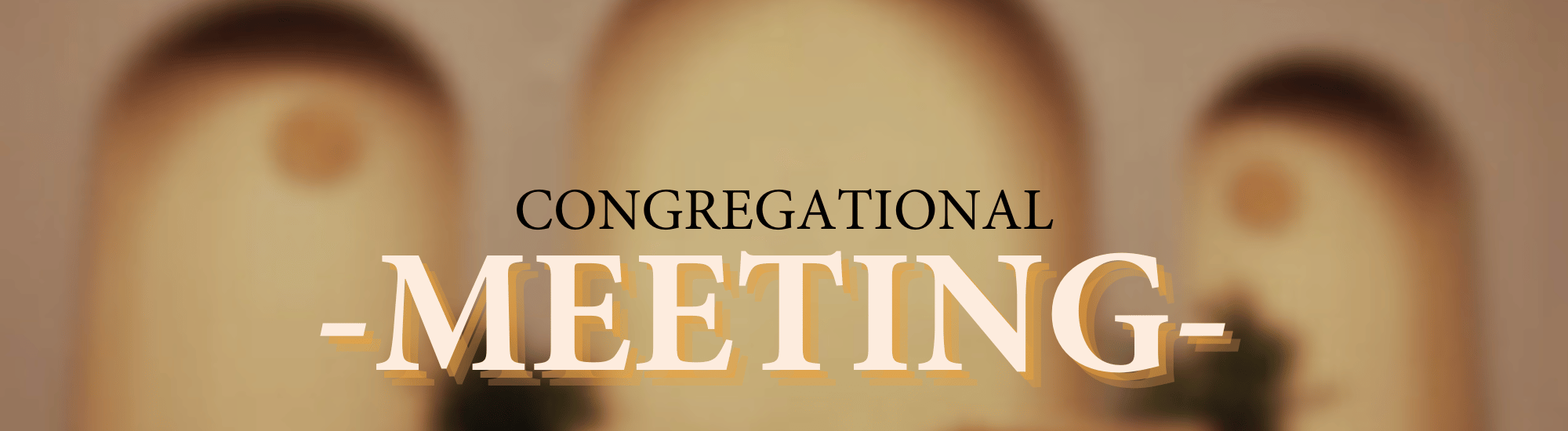 Abstract  background for congregational meeting